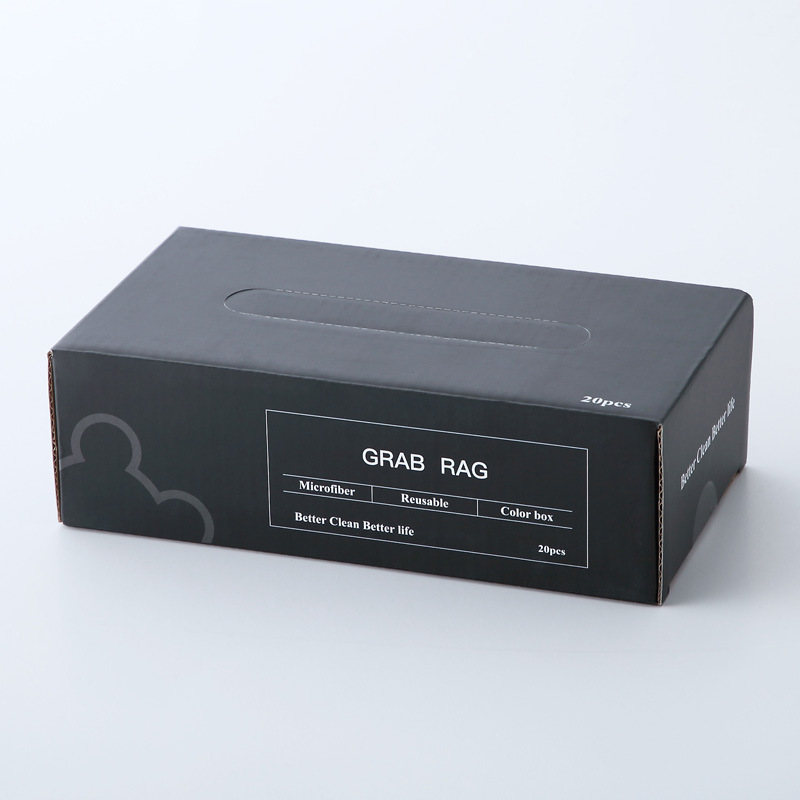 Embalaje inglés trapo extraíble transfronterizo exclusivo para la cocina fregadora Toalla de plato de microfibra personalizada al por mayor