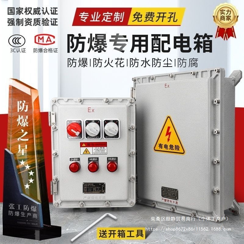 工业防爆箱防爆等级ExdIICT4防水防尘防腐配电箱/接线箱源头厂家