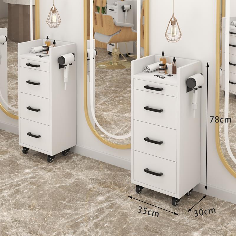 Barbería herramienta gabinete peluquería salón especial peluquería corte de pelo herramienta de gabinete coche salón de belleza herramienta de almacenamiento de mesa con cajón