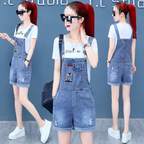 Women's denim strap dress, student style, slimming and concealing tummy, short skirt for 2025 summer women