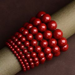 天然朱砂手串本命年紫金砂転運珠アクセサリー仏珠男金護身符本命年単輪手