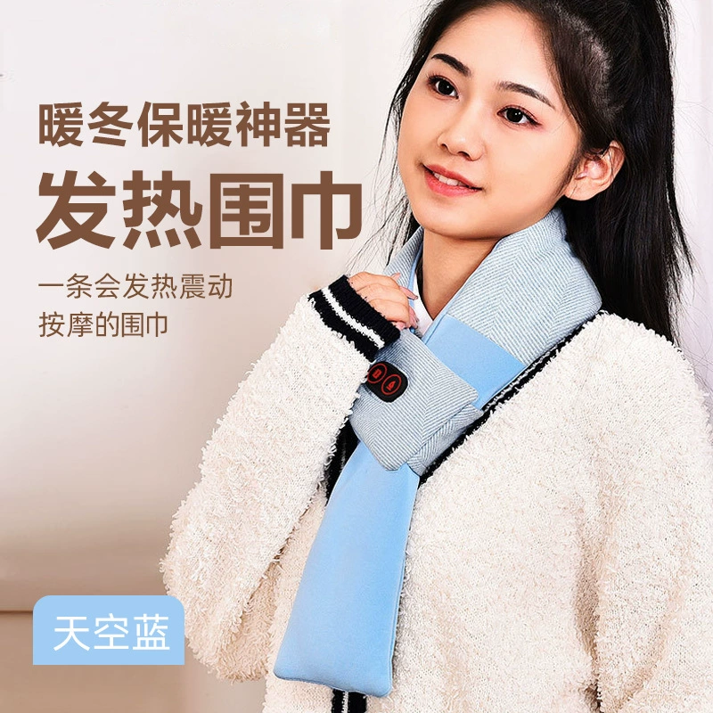 Умный шарф с постоянной температурой и графеновым нагревом для защиты от холода и тепла, защита плеч и шеи, USB-зарядка, электрический нагреватель для мужчин и женщин.