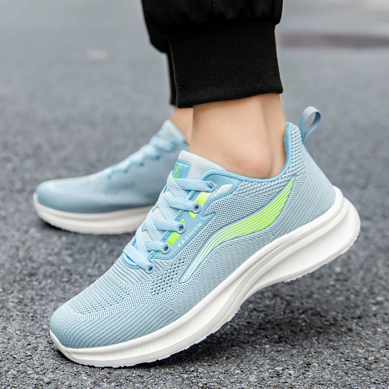 Весной и летом новая сетчатая летающая дышащая EVA легкая мягкая подошва холодная липкая повседневная спортивная обувь для пожилых людей