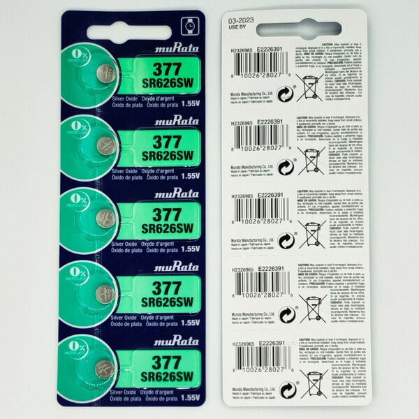 Original SONY Sony Murata watch battery 377 364 SR626SW 621 button…