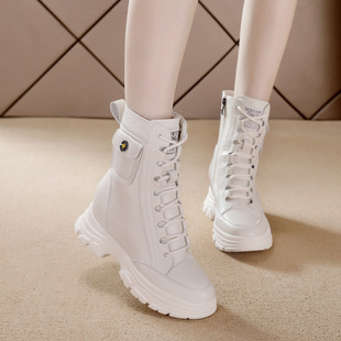 Martin Boots Women's 2022 New Fall/Winter Inner Women's Boots British Style Velvet Short Boots Snow Cotton Shoes