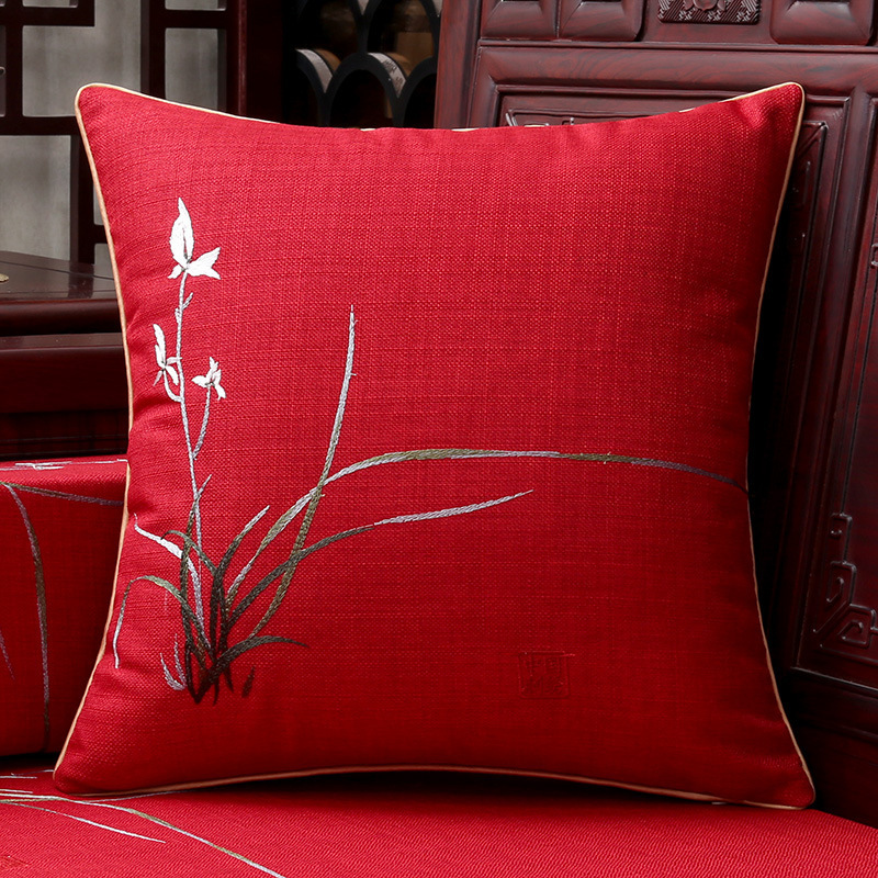 클리비아-차이니즈 레드 [도리스 린넨 코트]