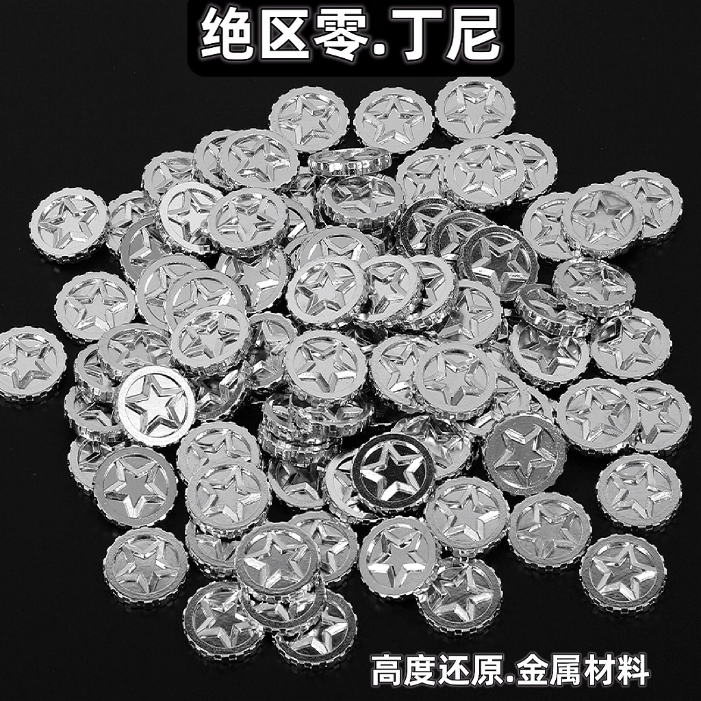 (2개) ICE AND FIRE ZERO 주변 도매 TINNY 동전 금속 기념 동전 NICOLE LING AILIAN COS 소품 돈 선물