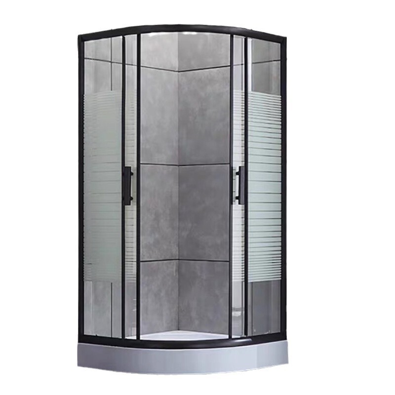 Stainless steel glass partition shower room bathroom dry and wet separation minimalist home bathroom design wholesale Stainless steel glass partition shower room bathroom dry and wet separation minimalist home bathroom design wholesale