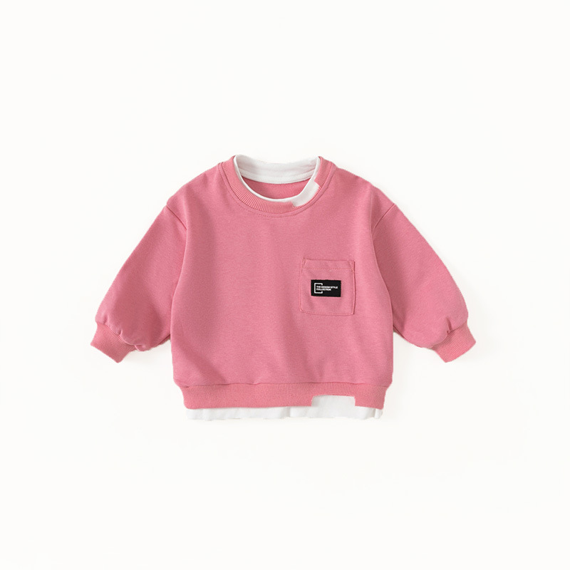 Autumn fuchsia demi-season sweatshirt for boys