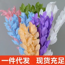 永生花桔叶干花保鲜花DIY材料家居装饰插花迷你小花束跨境花艺