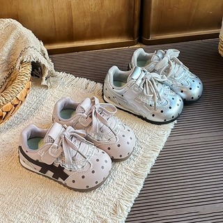 女童软底阿甘鞋蕾丝花边甜美运动鞋魔术贴1-3岁宝宝学步鞋防滑鞋