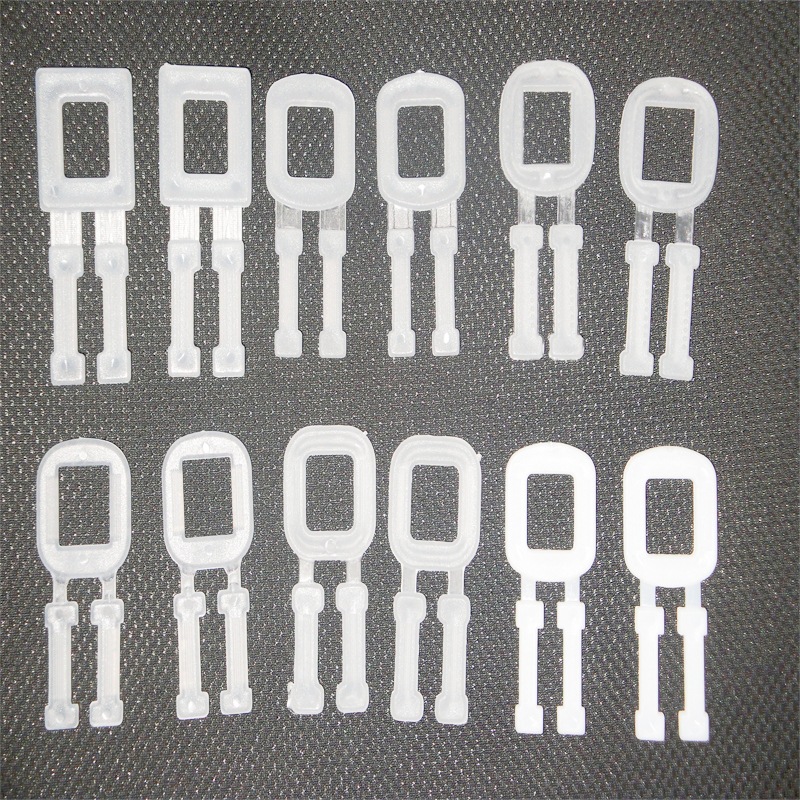 厂家供应塑胶PP打包扣  环保塑料打包扣 打包带白色胶扣 扣子挂钩