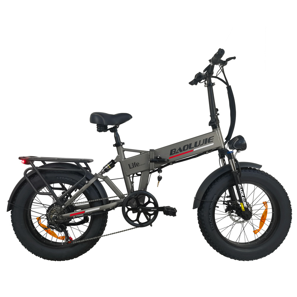 Source Factory 20inch Electric Foldable Power-Assisted Mountain Bike Off-Road Snow Commuting Electric Vehicle