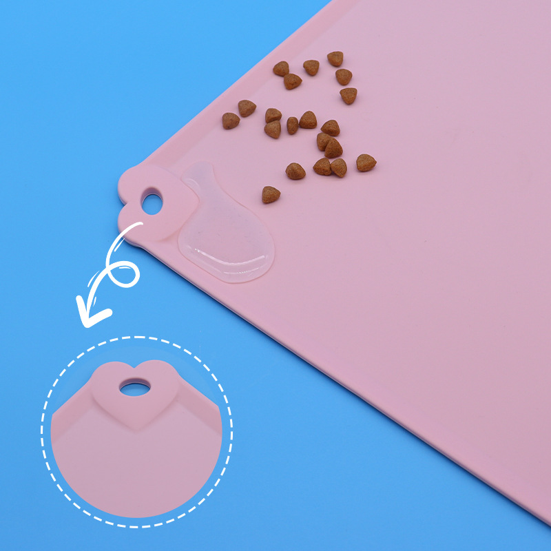 Amazon de silicona para mascotas gato perro placemat fácil limpieza impermeable antideslizante gato tazón estera suministros para mascotas