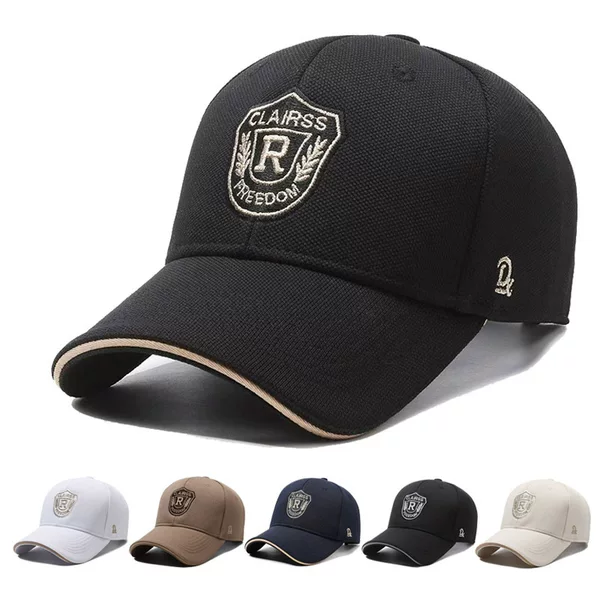 Spring and Autumn New embroidered pineapple cloth baseball cap outdoor sports leisure sun hat European and American outdoor peaked cap for men