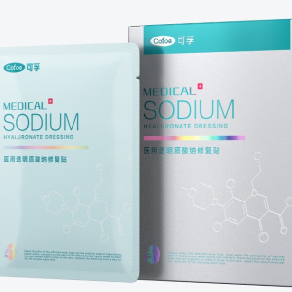 Transparent revitalizing postoperative sodium hyaluronate