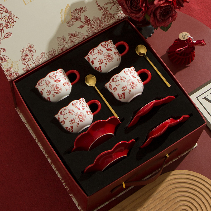 Couple Coffee Mugs, Engagement and Wedding Gifts for Newlyweds, High-End Practical Gifts for the Bride, and Souvenirs for Best Friends