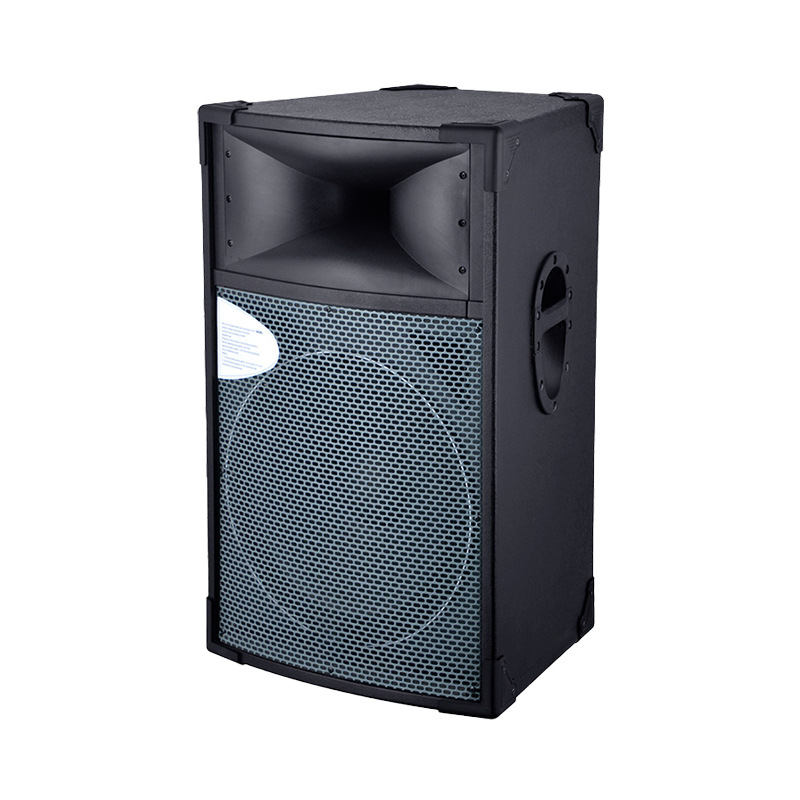 Actuación de escenario profesional transfronteriza sonido de 15 pulgadas reuniones familiares de fiesta de baile cuadrado altavoces de madera de alta potencia