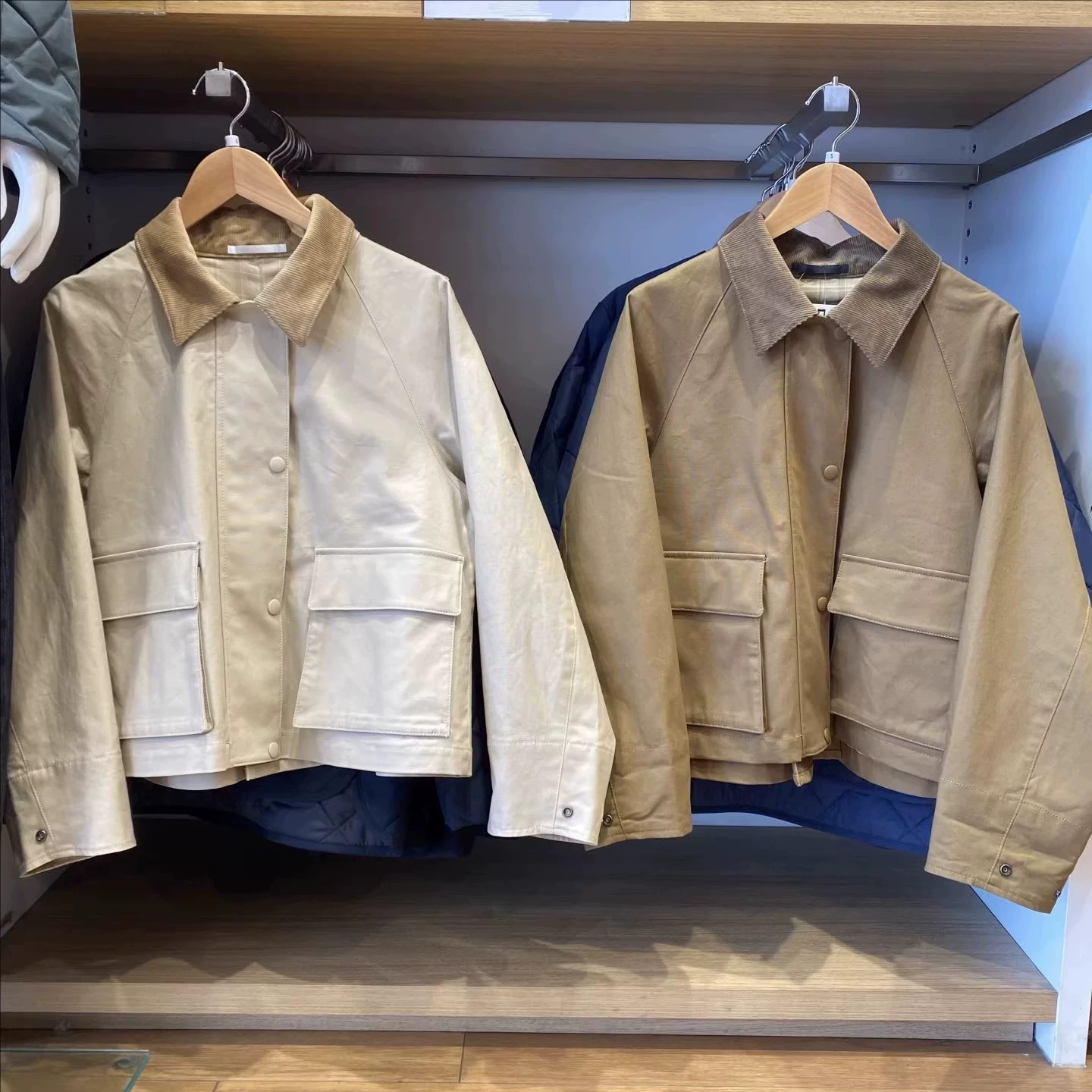 Japanese style! Basic model!! Casual short jacket Barn style jacket 26 new work clothes 483807/484664