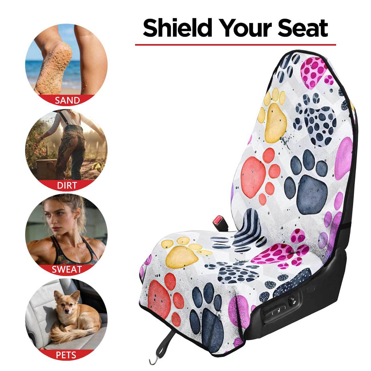 Car seat towel cover front seat protector suitable for gym and exercise, universal for all seasons, car use 44