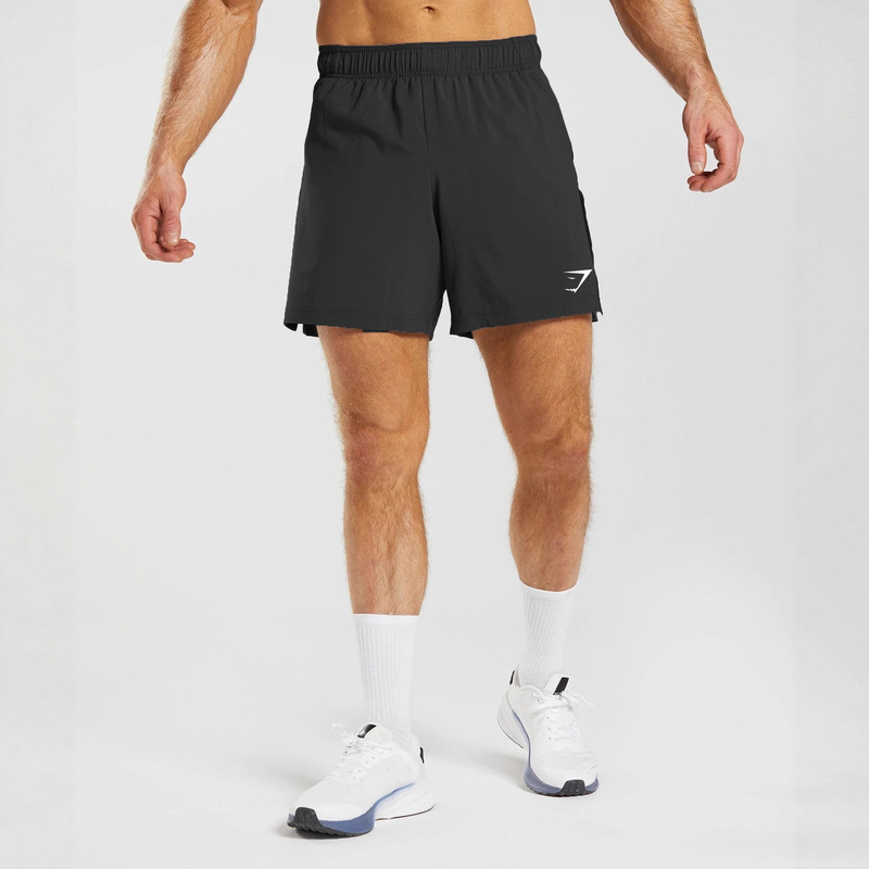 Gymshark Men's Sports Casual Woven Quick-Drying Shorts Simple and Stylish Street Summer Shorts Short Style