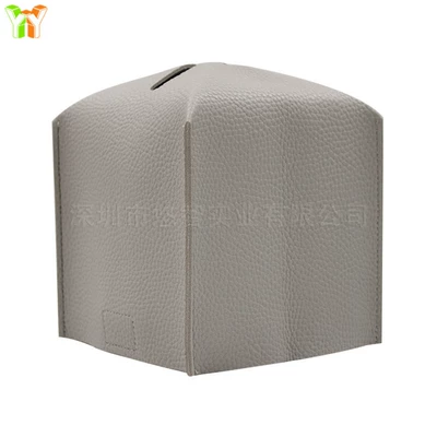 Tissue Box Korean Style Household: Car tissue box/set - light-gray