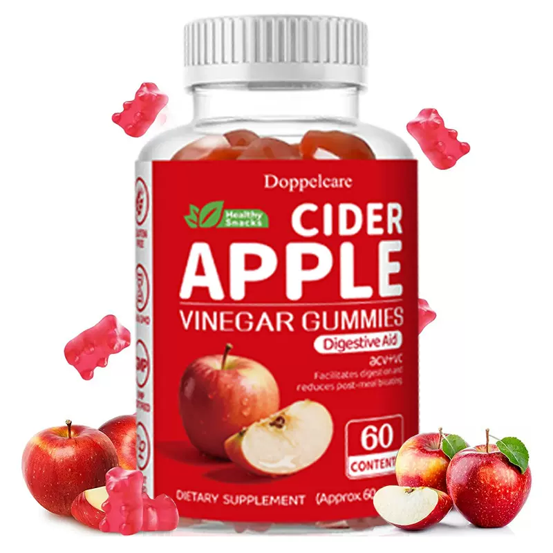 亚马逊TK热销苹果醋软糖现货apple cider vinegar小熊软糖代加工