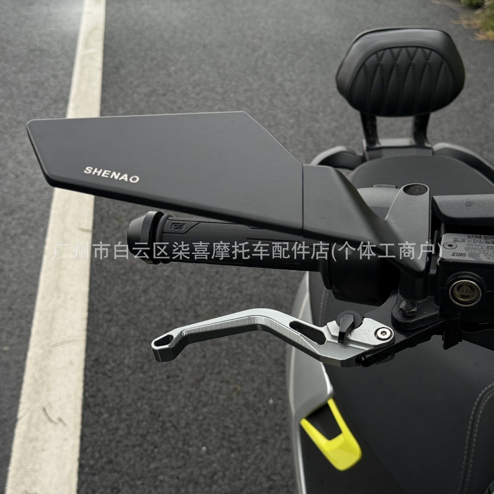 Suitable for Sanyang DRG150 second generation, Mamba MMBCU modified aluminum alloy rearview mirror, XMAX300 reflector