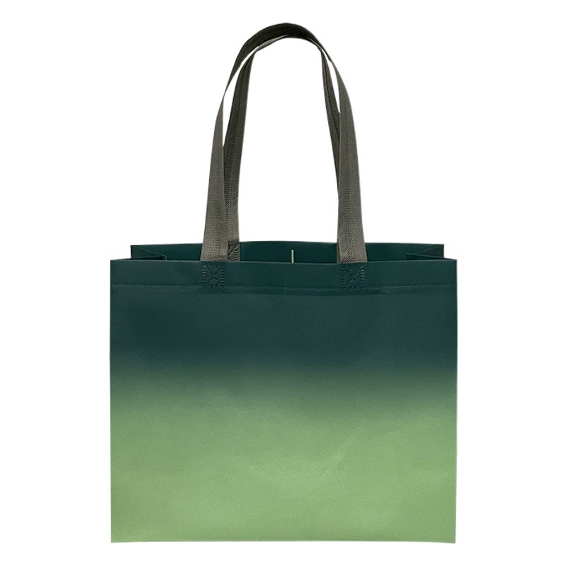 Ручная сумка магазина одежды Gradient, ламинированная утолщенная очень большая Нетканая сумка, женская сумка для покупок, Подарочная ручная сумка