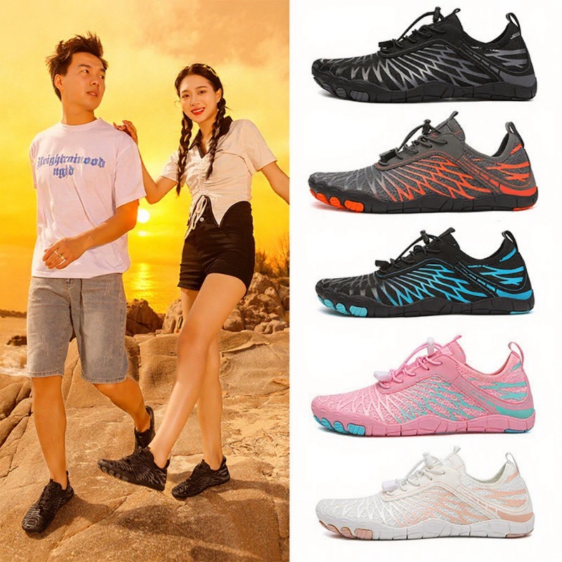 跨境户外溯溪鞋男女沙滩贴肤游泳五指鞋健身瑜伽鞋防滑速干涉水鞋