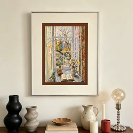 现代装饰画;油画;闹钟、台钟