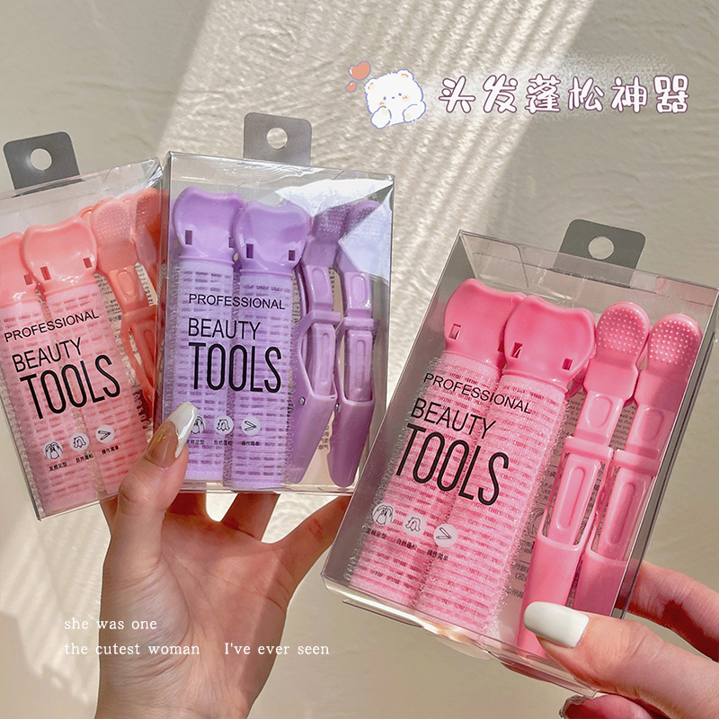 High Skull Top Magic Hair Clip for Women's Head Top Root Puffy Hair Clip Air Bangs Curling Iron Hair Styling Clip Hairpin 