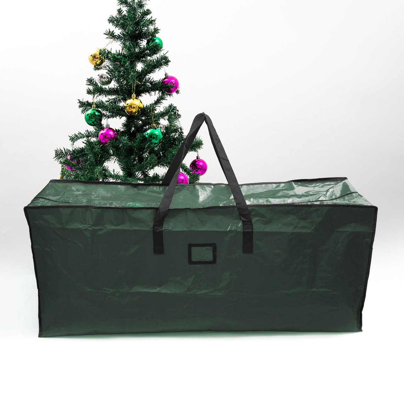 Ventas directas de fábrica de comercio electrónico transfronterizo 7.5FT9FT árbol de Navidad PE bolsa de almacenamiento bolsa de almacenamiento de Navidad en stock