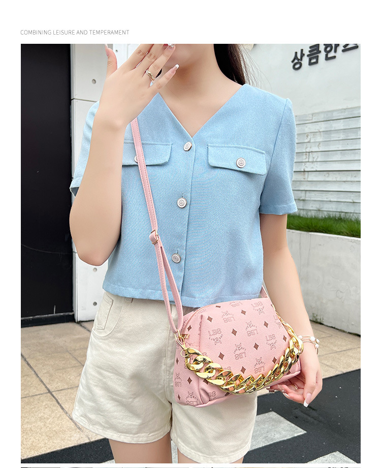 Xiaoxiangfeng handbag 2023 new mobile phone bag crossbody bag women's large capacity cosmetic bag printed shoulder bag_voghion.com