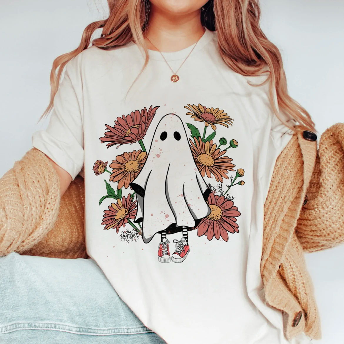 182g Weight Short Sleeve Sleeve Length Pullovers Placket Type Cotton Fabric Type Long Top Length T-shirt Tops Type Holiday Occasion Round Neck Neckline Regular Fit Fit Type Halloween Festival Pumpkin, Skull Pattern Summer, Spring Season Women's Gender Printing Design Streetwear Style Wholesale Women's Streetwear Pumpkin Skull Short Sleeve Printing T-Shirts 27