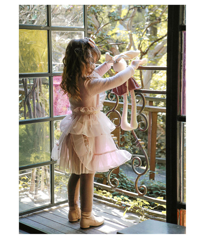 粉蓬蓬紗裙褲_07