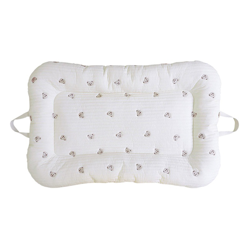 New ins South Korea Newborn Cotton Quilted Carrying Mattress Mattress Mattress 3D Breathable Mesh Mat Wholesale