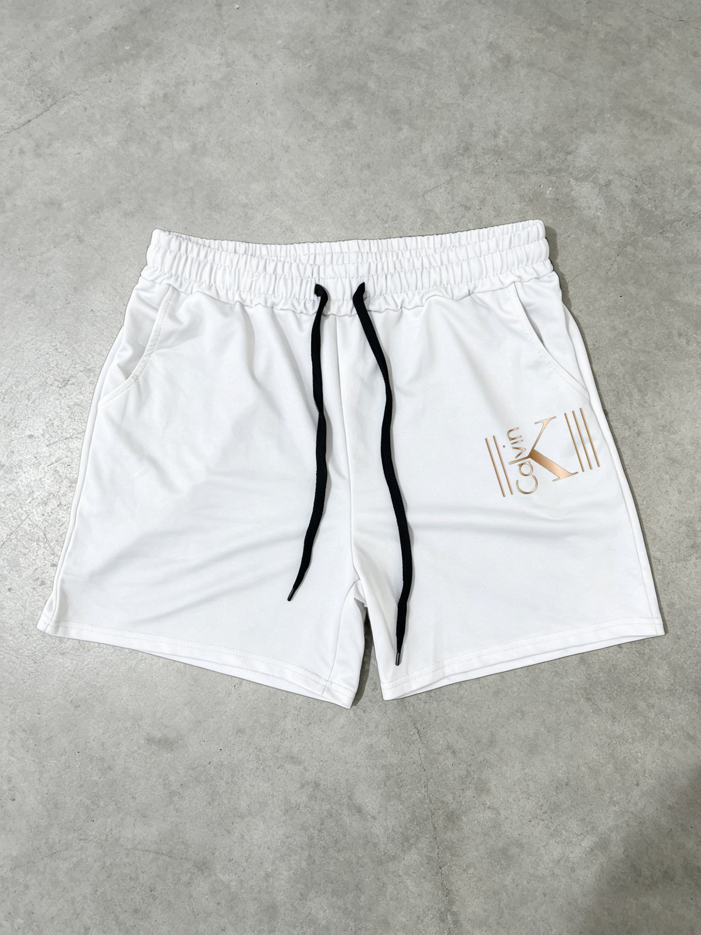 New Summer Essential: Breathable And Quick Drying Three Quarter Length Swim Trunks, Unisex Casual And Versatile Sports Shorts, Beach Shorts._voghion.com