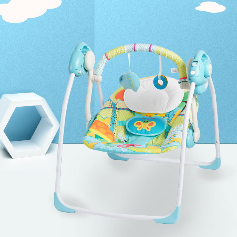 Электрическая качалка для младенца, электрические качели, детская успокаивающая колыбель для новорожденных