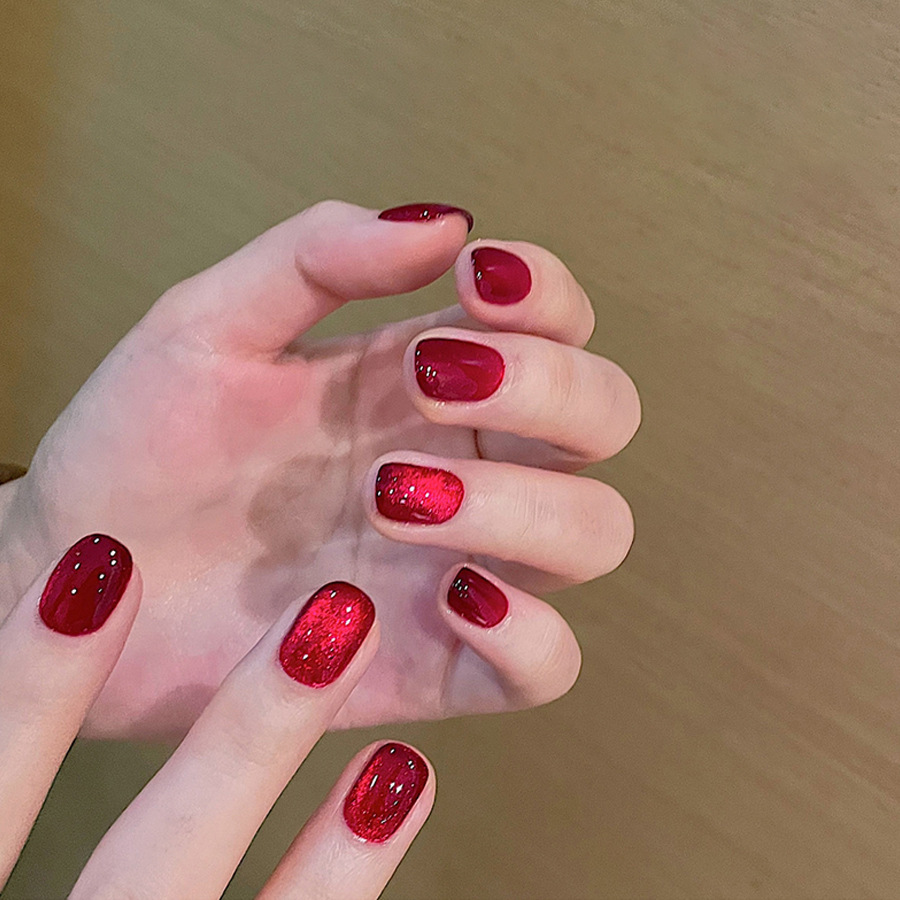 Wild Berry Crystal cat eye star cat eye golden cat eye new popular autumn and winter Wild Berry Crystal cat eye Nail Polish glue