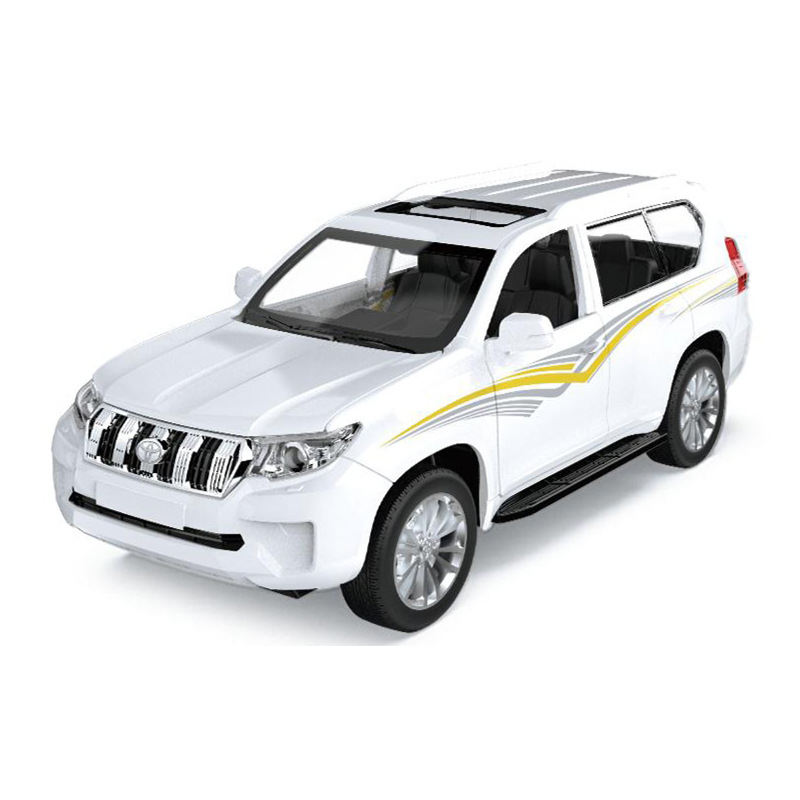 Color ámbar aleación modelo de coche coche coche de policía camión de bomberos todoterreno SUV jeep coche de juguete para niños