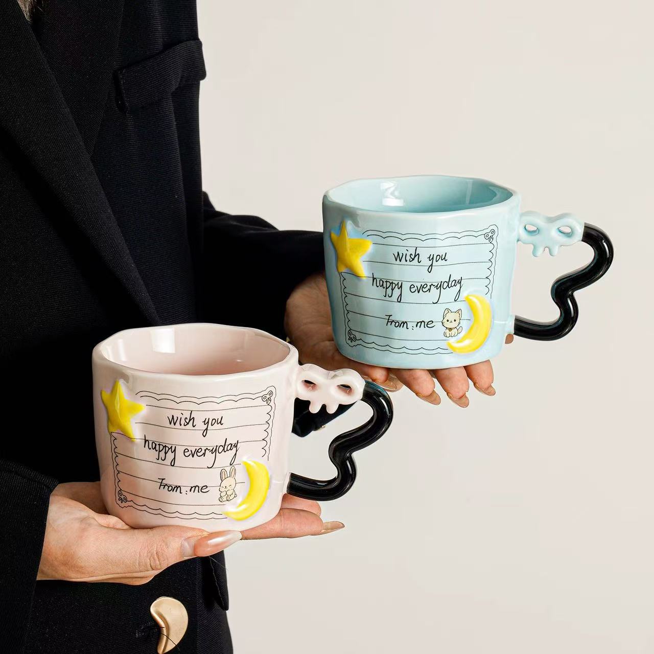 Tazas de niñas de alto valor facial, tazas de agua de alta calidad, regalos de mano, eventos de apertura, cajas de regalo para clientes. image 2
