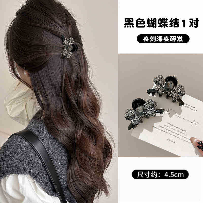 公主头小抓夹女2025新款后脑勺半扎发夹边夹侧边前额刘海夹子头饰|undefined