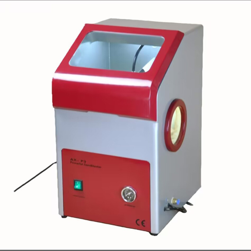 Dental automático fuerte máquina de chorro de arena soporte de diente de acero máquina de pulir equipo de reparación de dentaduras dental fuerte máquina de chorro de arena