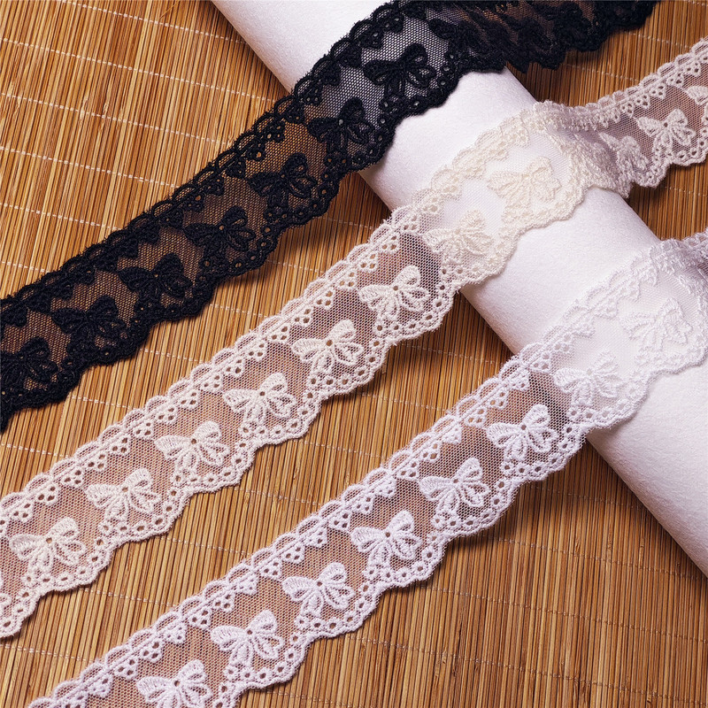 Dragon Pattern Lace Trim, 3.7cm Wide, Bowknot Cotton Thread Mesh Lace for Women's and Children's Clothing, Skirt Edges, Collar Accessories Dragon Pattern Lace Trim, 3.7cm Wide, Bowknot Cotton Thread Mesh Lace for Women's and Children's Clothing, Skirt Edges, Collar Accessories