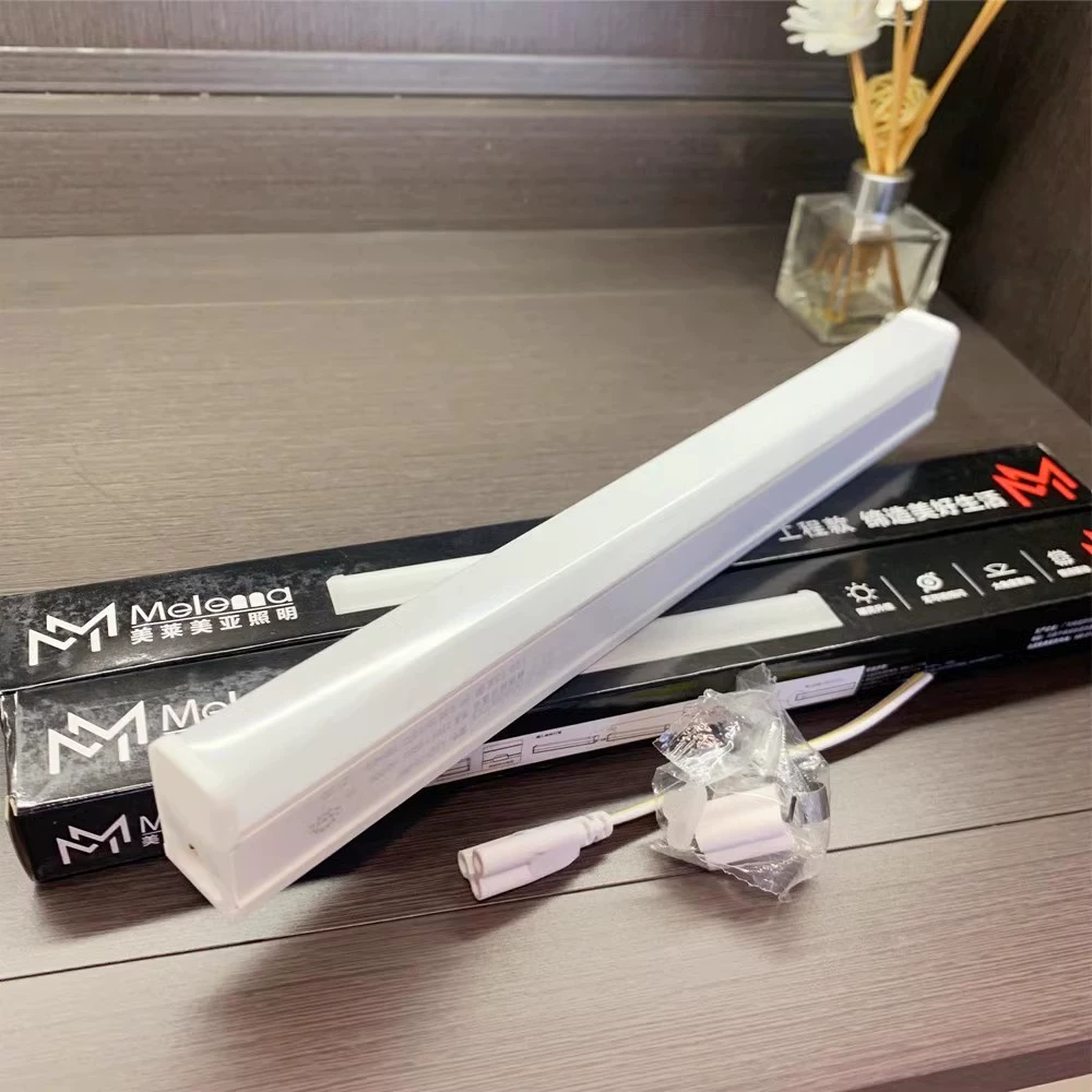 Лампа T5T8 Встроенная светодиодная лампа 1,2 метра 0,9 метра 0,6 кронштейн полный комплект световой трубки потолочный слот энергосберегающая лампа