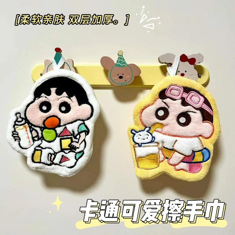 Симпатичные мультяшные полотенца для рук Подвесные супер впитывающие воду толстые бытовые кухонные туалеты толстые тряпки детские платки