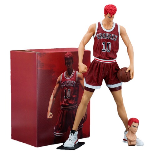 Slam Dunk Master Figure Oversized Set Sakuragi Hanamichi Rukawa Maple Akagi Haruko Shohoku Basketball Color Boxed Model