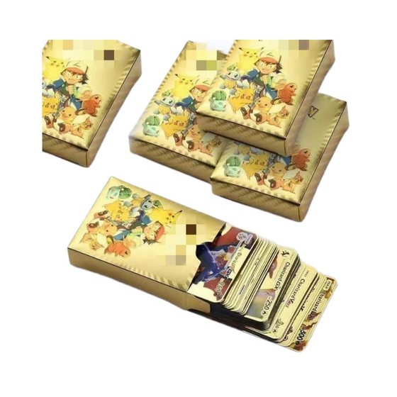 Cross-border Explosions Pokemon Card Pokemon Gold Foil Card Pokemon Pickup Card