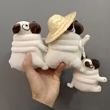 Quirky Ugly Pug Dog Chubby Sand Sculpture�Źֳ�ª�İ˸�Ȯ